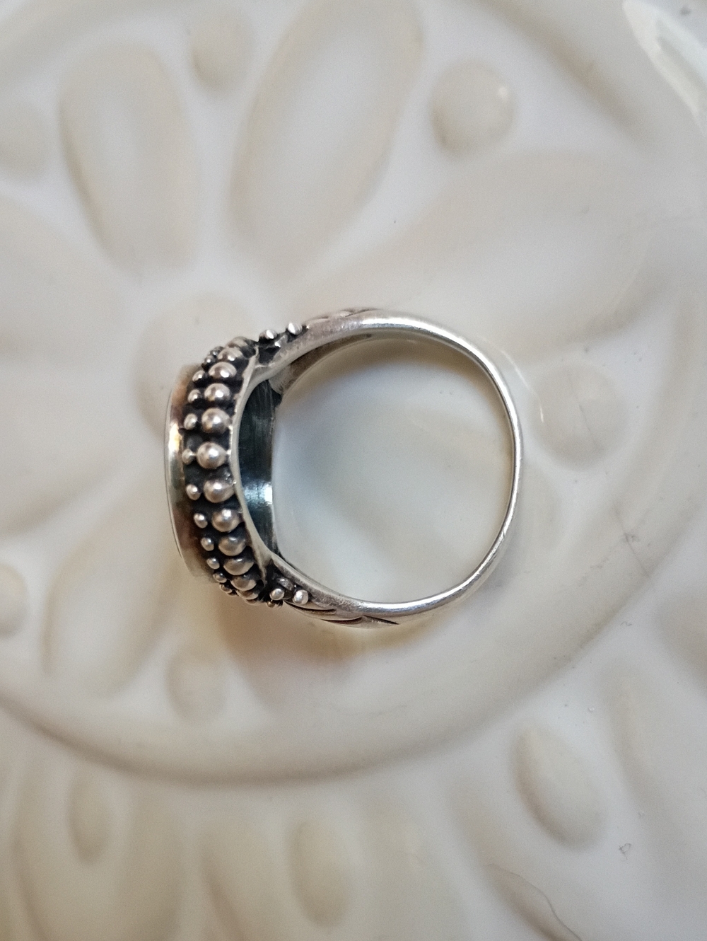 Handcrafted 925 Silver Black Onyx Ring - Picture 4 of 6